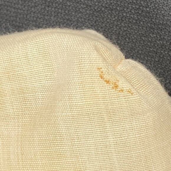 VTG 70s Eyelet Clutch Handbag Womens Ivory Boho Hippie Cottagecore Pockets Retro - Picture 10 of 12